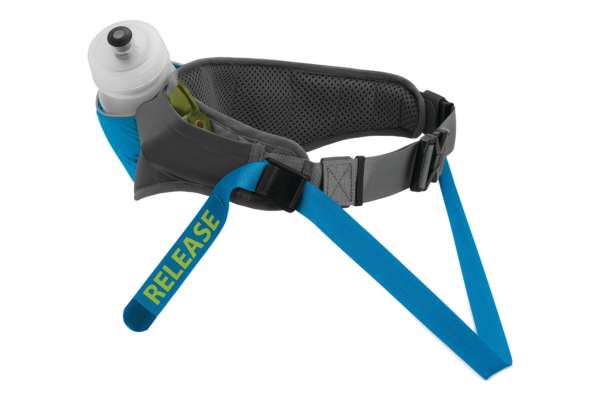 Le système de ceinture de hanche et de laisse mains libres confortable permet d’accéder et de transporter facilement les éléments essentiels.