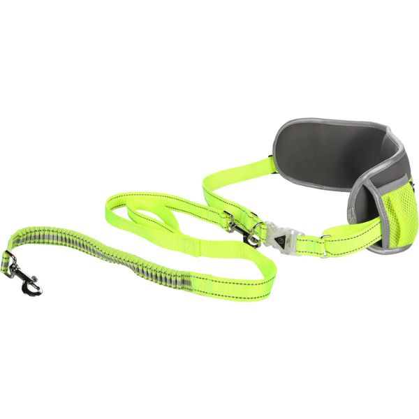 Running belt with lead for canicross and jogging with dogs