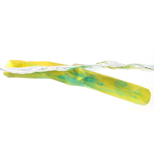 Gnawt-a-Stick™ Toy @ruffwear floating rubber yellow dog toy