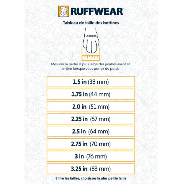 Ruffwear shoe size for dogs